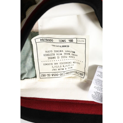 Dolce & Gabbana White Patchwork Jogger Pants