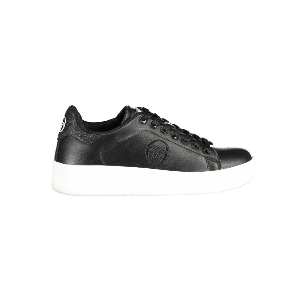 Sergio Tacchini Black Polyester Sneaker