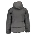 North Sails Black Polyester Jacket NO-16279-3XL