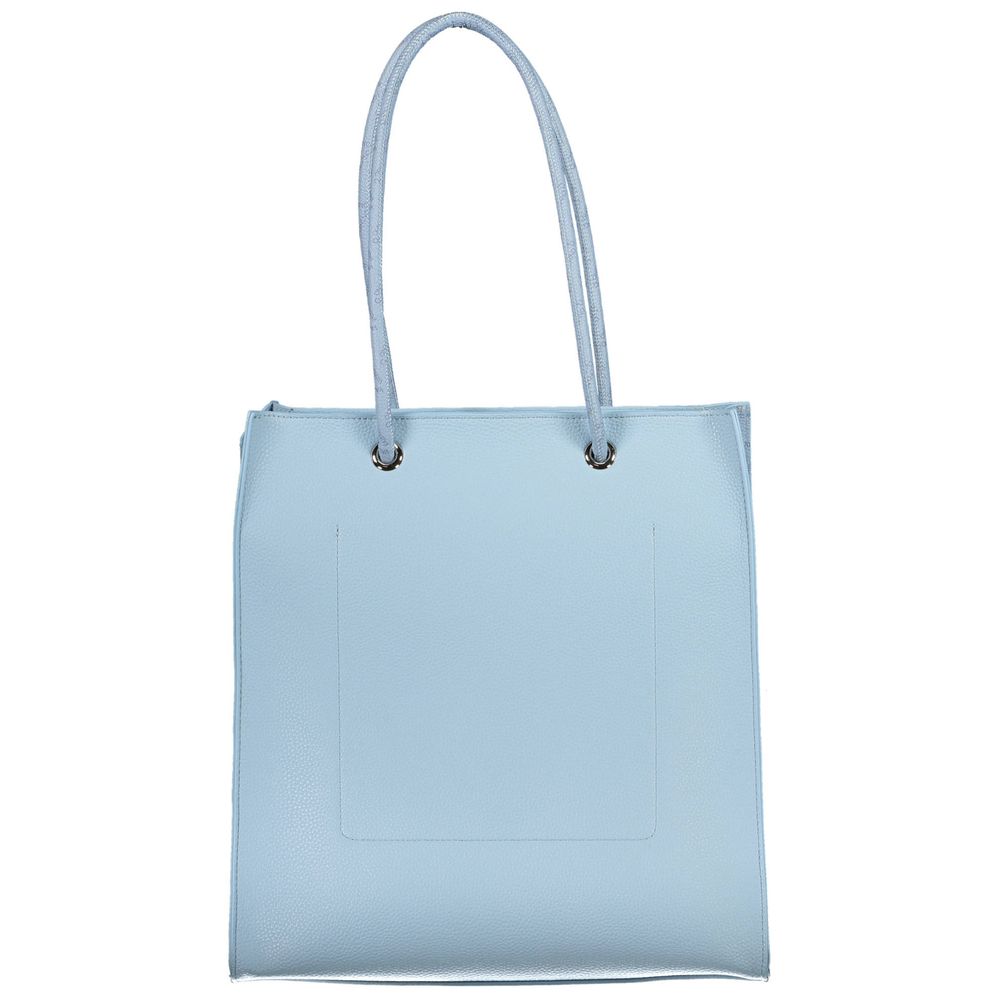 Mario Valentino Blue Polyethylene Handbag
