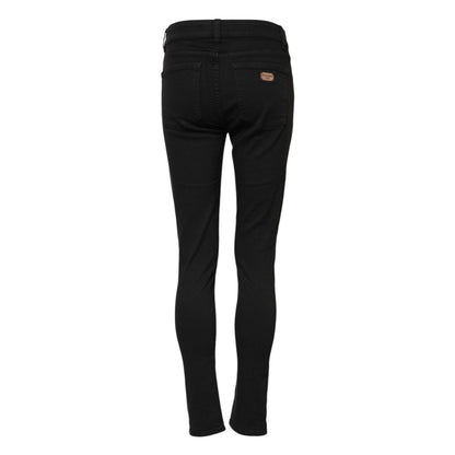 Dolce & Gabbana Black Cotton Stretch Slim Fit Denim Jeans