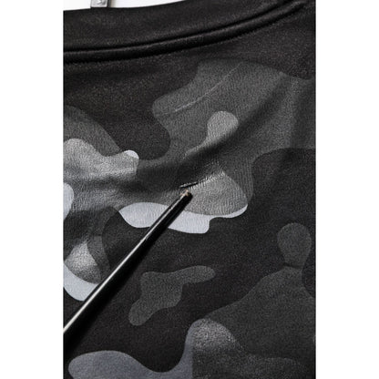 Dolce & Gabbana Black Camouflage Pullover Sweatshirt Sweater