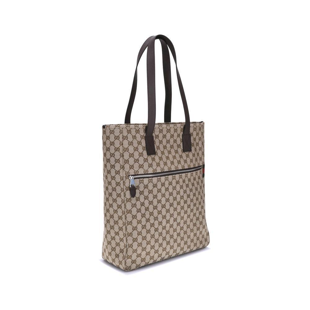 Front view with bag zipped and handles upright.