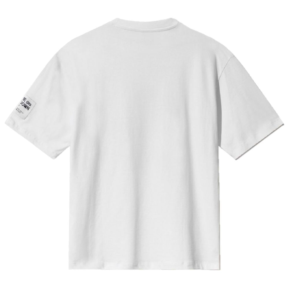 Comme Des Fuckdown White Cotton T-Shirt