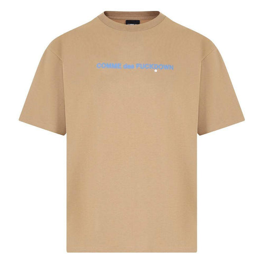 Comme Des Fuckdown Brown Cotton T-Shirt CO-15713-XXL