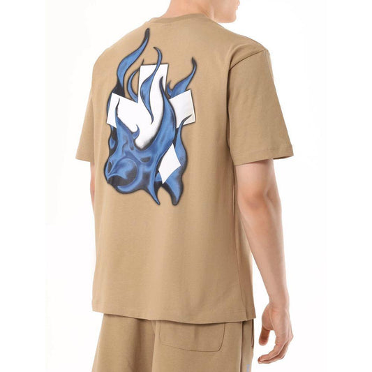 Comme Des Fuckdown Brown Cotton T-Shirt CO-15713-XXL