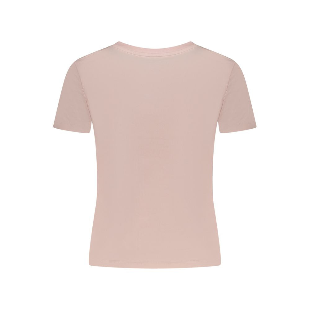 Guess Jeans Pink Cotton Tops & T-Shirt GU-35212-L