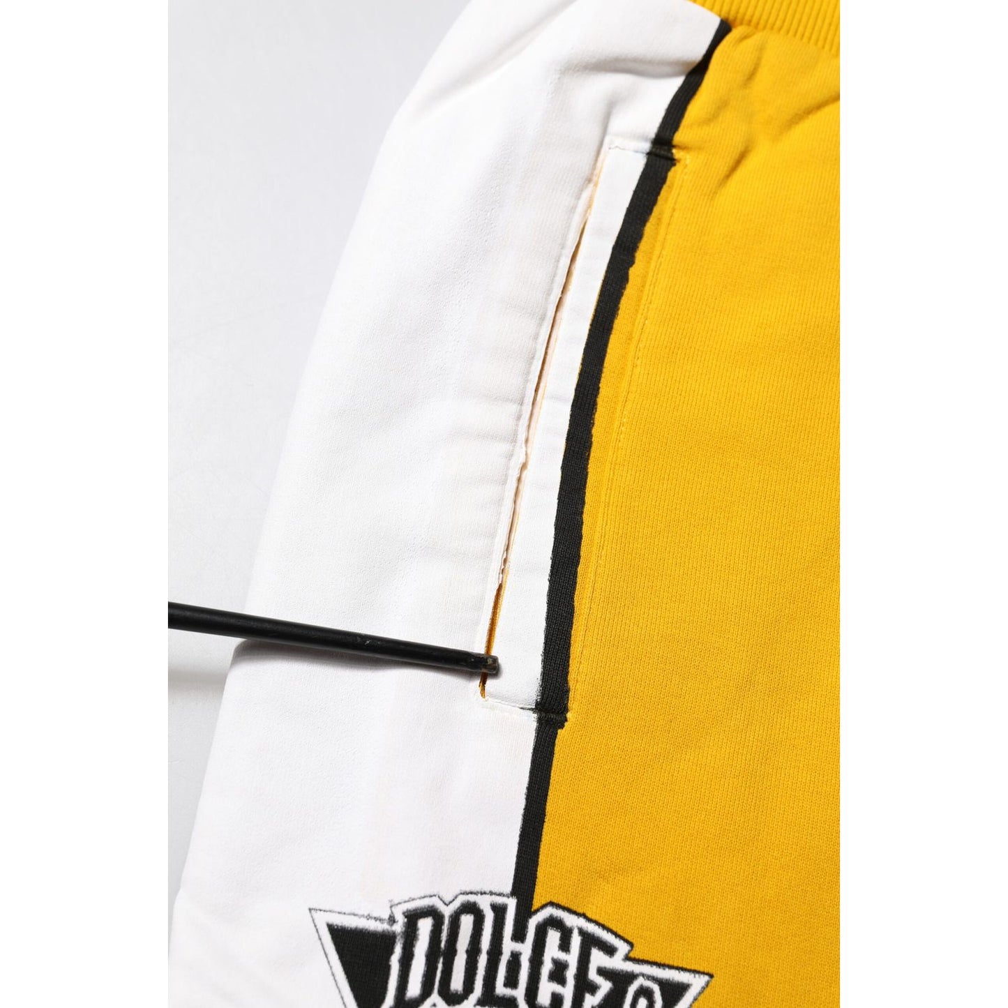 Dolce & Gabbana Yellow Cotton Casual Sweatpants Jogger Pants PAN76381-48