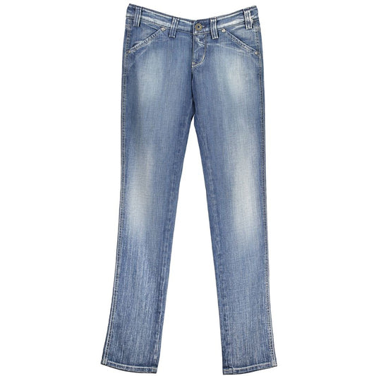RE-START Blue Cotton Jeans Denim
