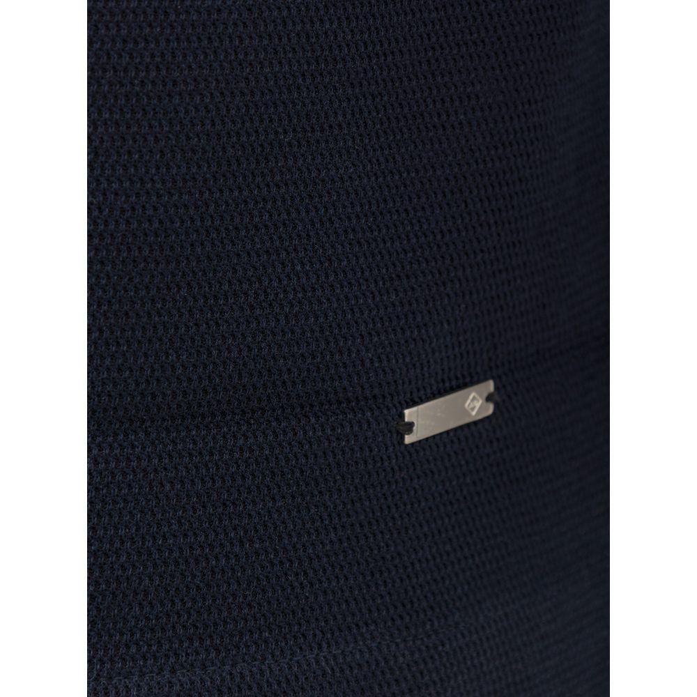 Dunhill Blue Cotton T-Shirt DU-9068673-M