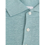 Gran Sasso Blue Linen Polo Shirt GR-950620051436-IT50 | L