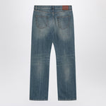 Alexander McQueen Faded blue jeans