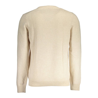 Lyle & Scott Beige Wool Sweater