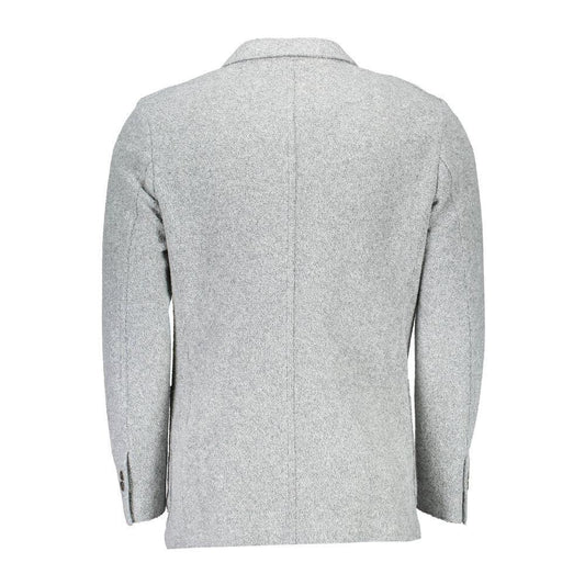 Gant Gray Polyester Jacket GA-24078-IT52 | XL