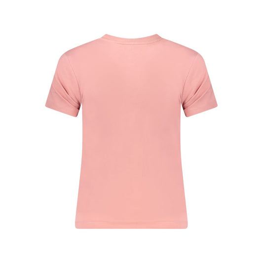 Guess Jeans Pink Cotton Tops & T-Shirt GU-39030-XS
