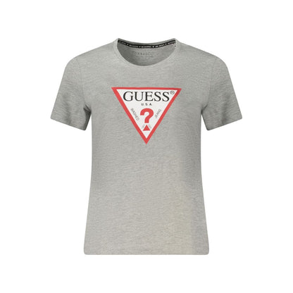 Guess Jeans Gray Organic Cotton Women Top