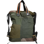 Dolce & Gabbana Military Green Patchwork Rucksack Backpack Bag BAG4637