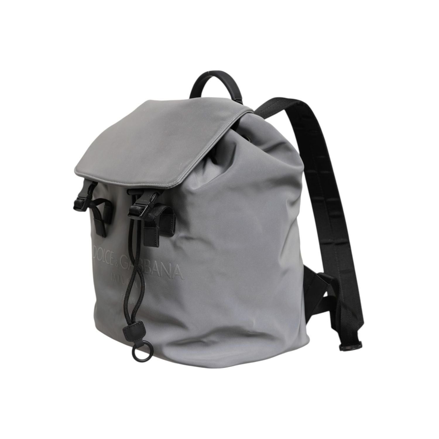 Front view with bag zipped and handles upright.