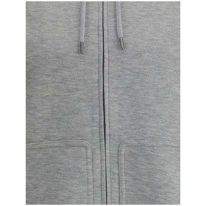 Brunello Cucinelli Gray Cotton Hoodie