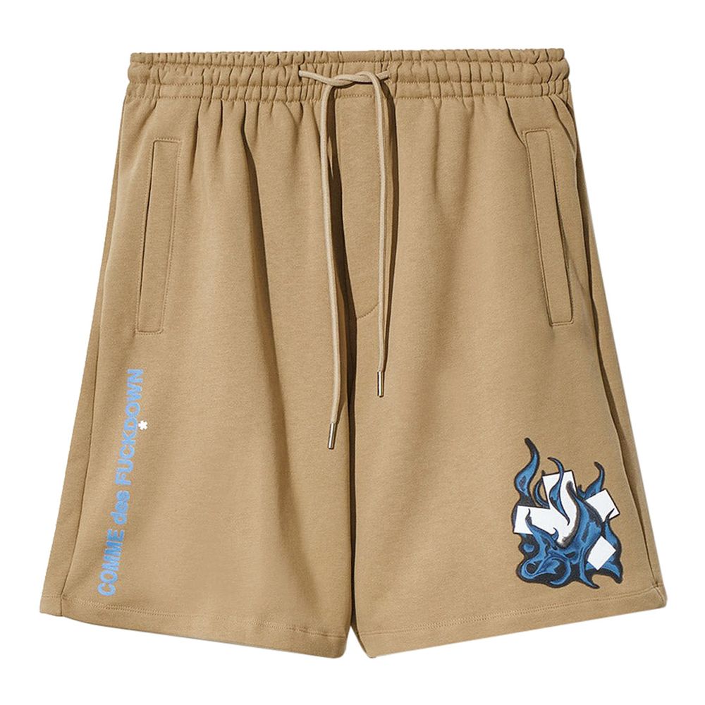 Comme Des Fuckdown Brown Cotton Short