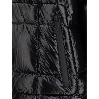 Dsquared² Black Polyamide Full-Length Jacket