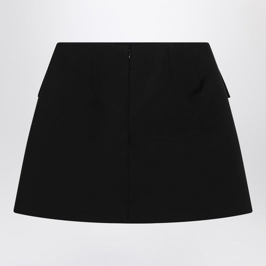 Alexander McQueen Black wool mini skirt 824715QJADK/Q_ALEXQ-1000_102