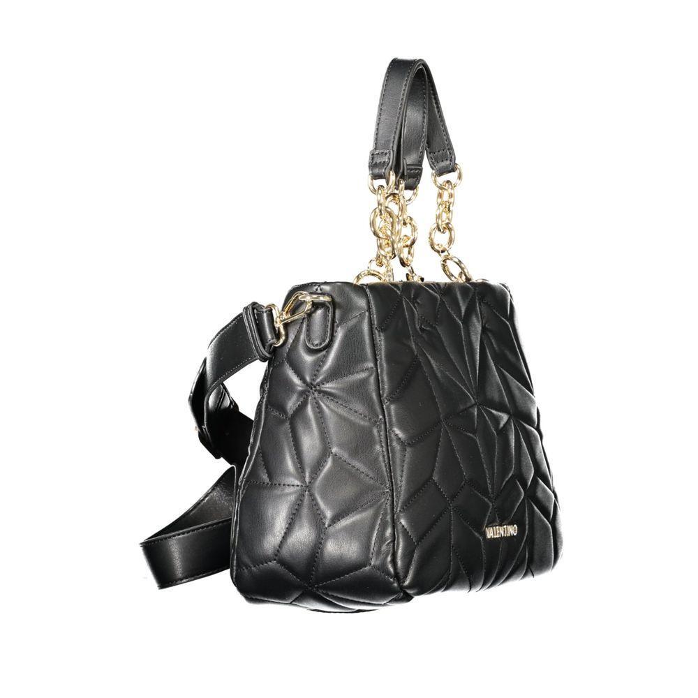 Front view with bag zipped and handles upright.