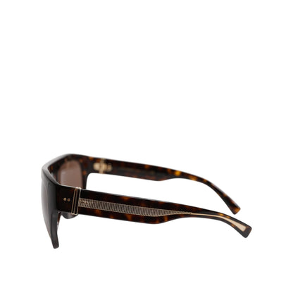 Dolce & Gabbana Dark Brown Havana DG4398F Square Frame Eyewear Sunglasses
