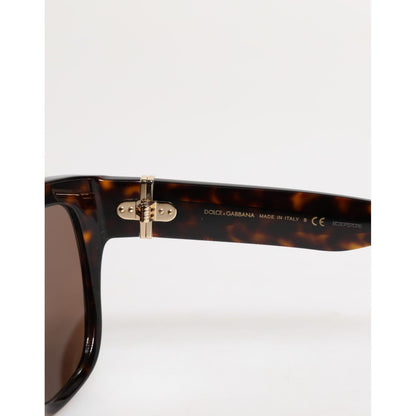 Dolce & Gabbana Dark Brown Havana DG4398F Square Frame Eyewear Sunglasses