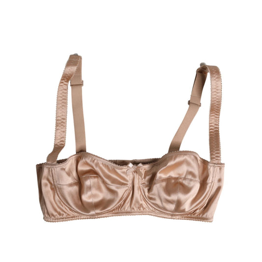 Dolce & Gabbana Pale Pink Underwired Balconette Bra Underwear BIK1403-3