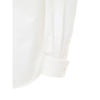 Gucci White Cotton Shirt