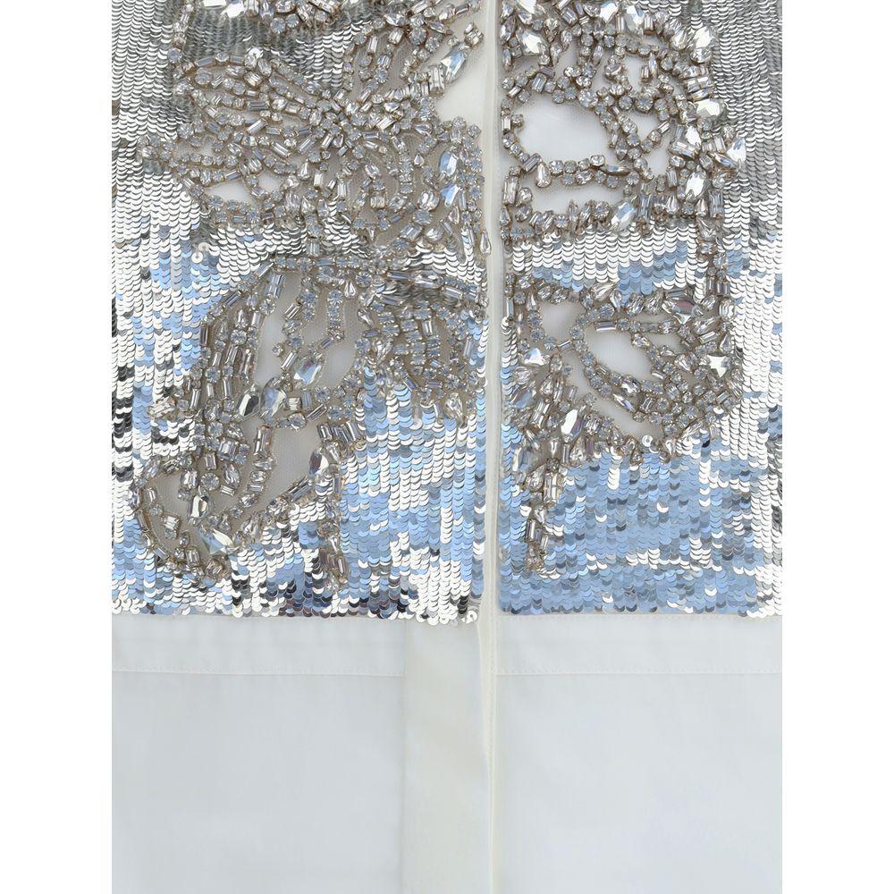 Alexander McQueen Crystal embroidered Shirt AL-838811QZAPS9000-IT44 | L