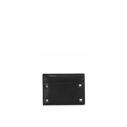 Valentino Garavani Black Calfskin Cardholder