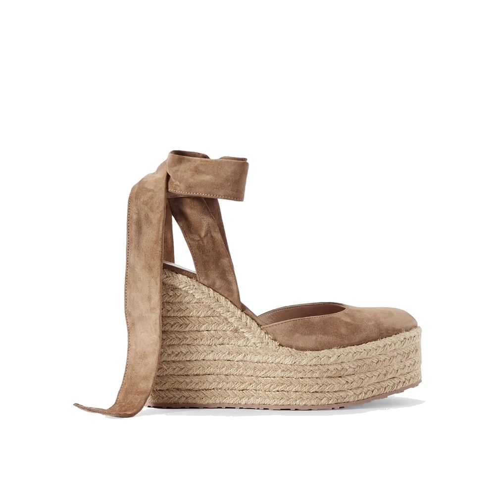 Gianvito Rossi Beige Calfskin Espadrilles