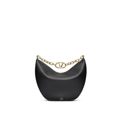 Valentino Garavani Black Calfskin Shoulder Bag