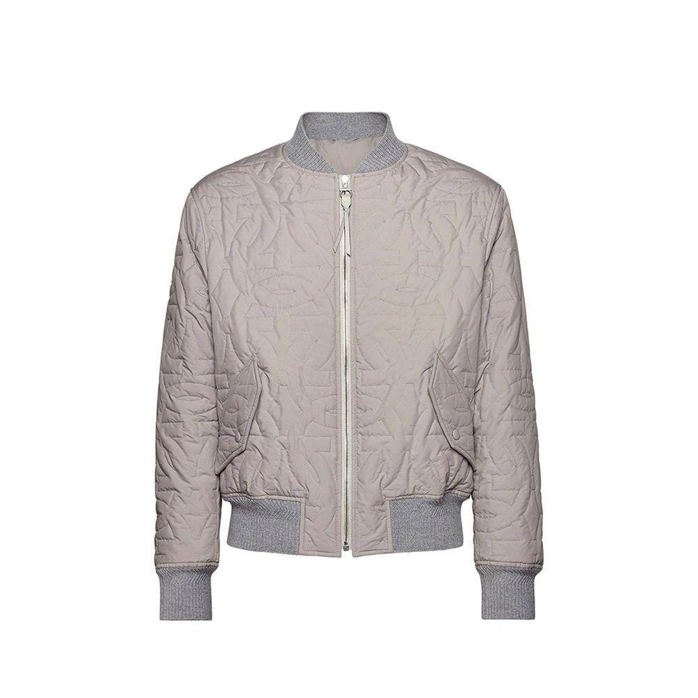 Salvatore Ferragamo Quilted Bomber Jacket SA-8736575488212-IT52 | XL
