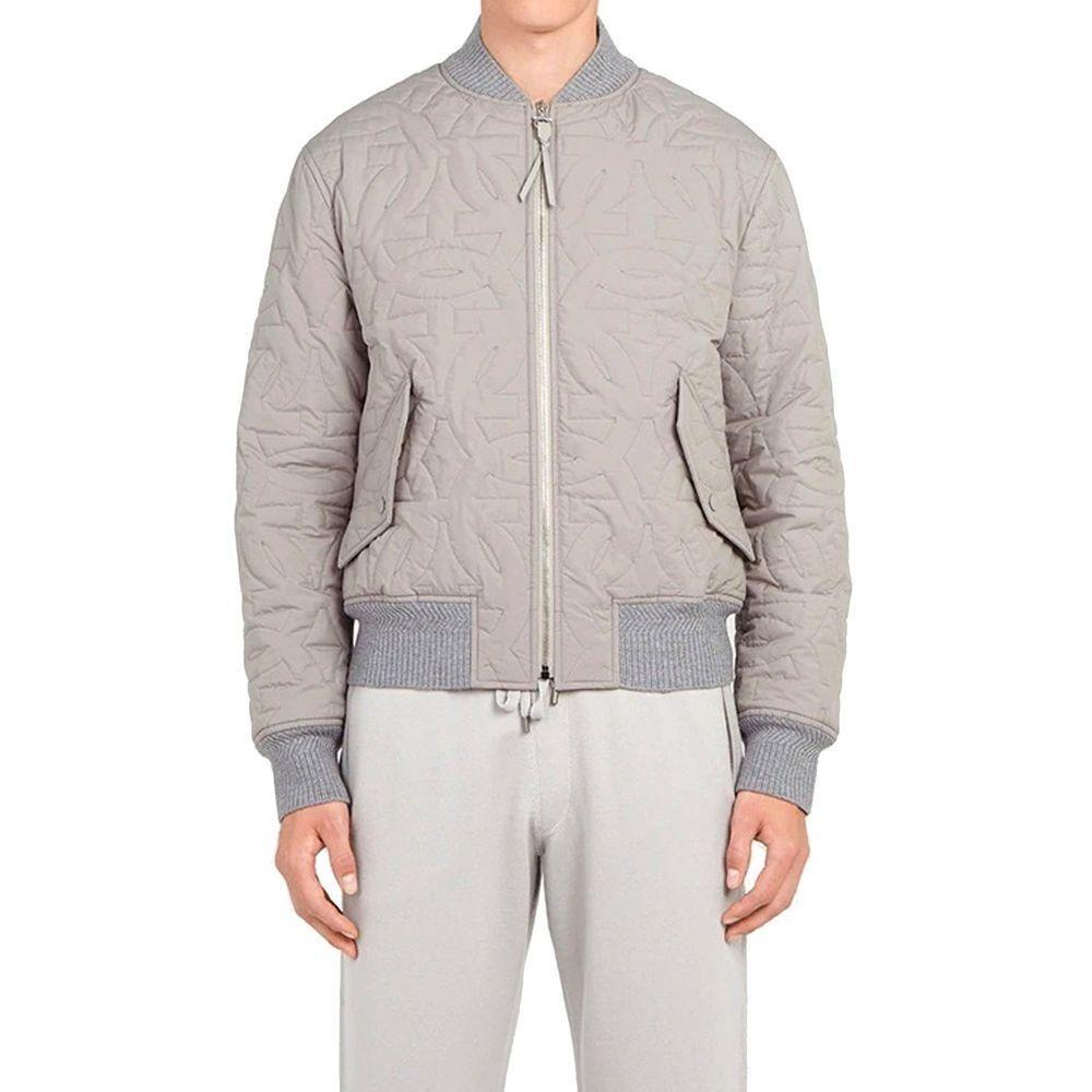 Salvatore Ferragamo Quilted Bomber Jacket SA-8736575488212-IT52 | XL