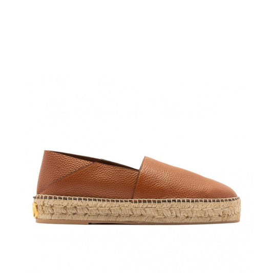 Valentino Garavani Logo-Plaque Leather Espadrilles VA-8736600293588-42