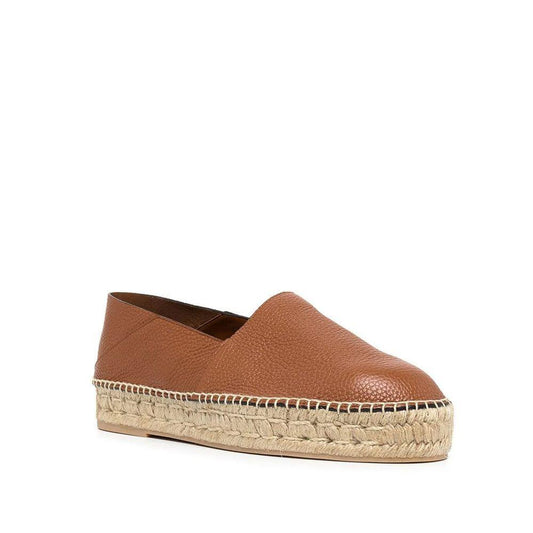 Valentino Garavani Logo-Plaque Leather Espadrilles VA-8736600293588-42