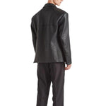 Prada Single-Breasted Leather Jacket PR-8735547031764-IT46 | S