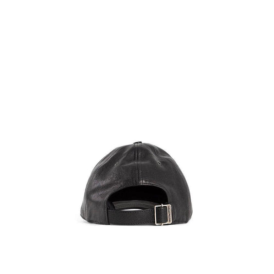 Saint Laurent Cassandre Leather Cap SA-8735556632788-59 CM|L