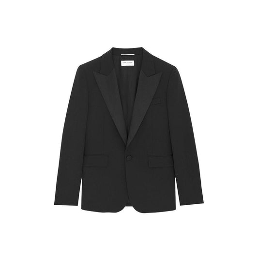 Saint Laurent Grain De Poudre Smoking Jacket SA-8735563317460-IT50 | L