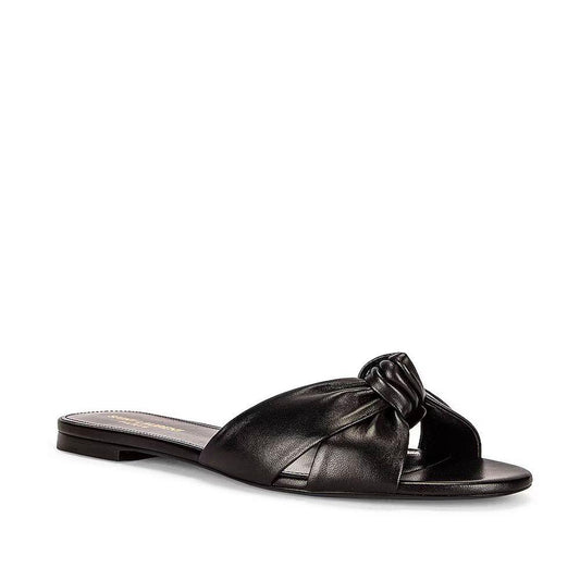 Saint Laurent Leather Slides SA-8736564445396-EU35/US5