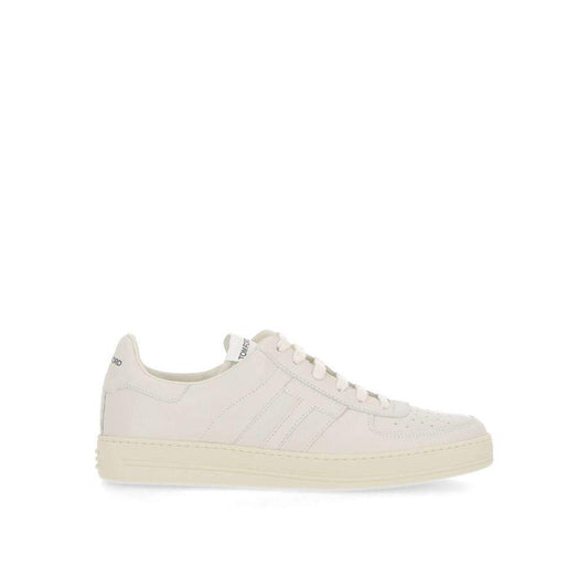 Tom Ford Leather Logo Sneakers TO-8735601066196-EU42.5/US9.5