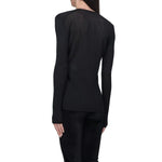 Tom Ford Sheer Fine-Ribbed Top TO-8735601557716-M