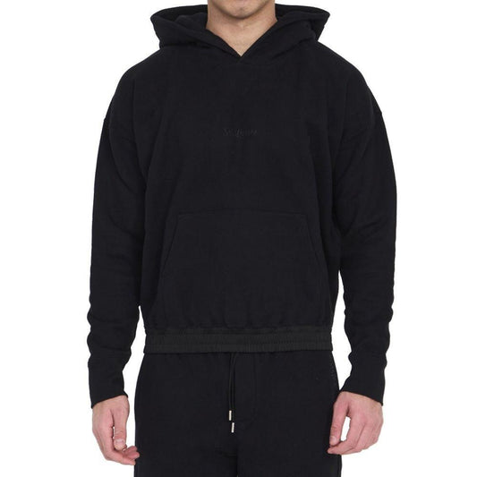 Saint Laurent Hooded Cotton Sweatshirt SA-8735563940052-S