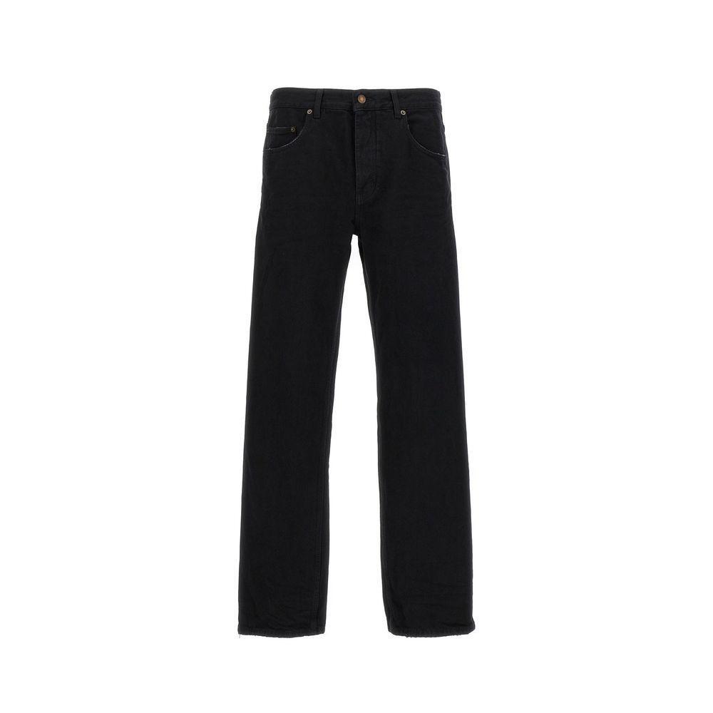 Saint Laurent Long Baggy Denim Jeans SA-8735570100436-W25 | IT39