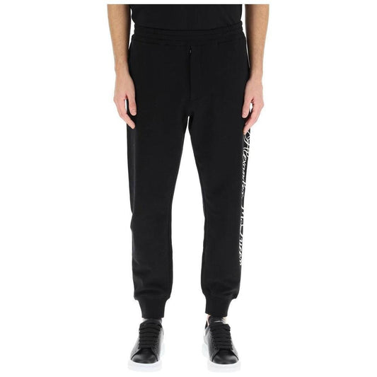 Alexander McQueen Logo Cotton Pants AL-8736222609620-S