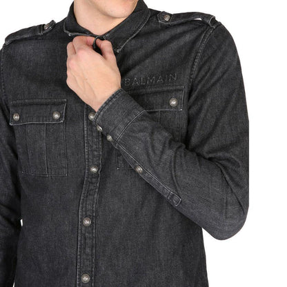 Balmain Cotton Denim Shirt