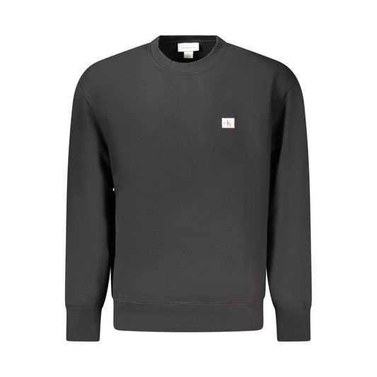 Calvin Klein Black Cotton Men Sweater CA-39193-XL